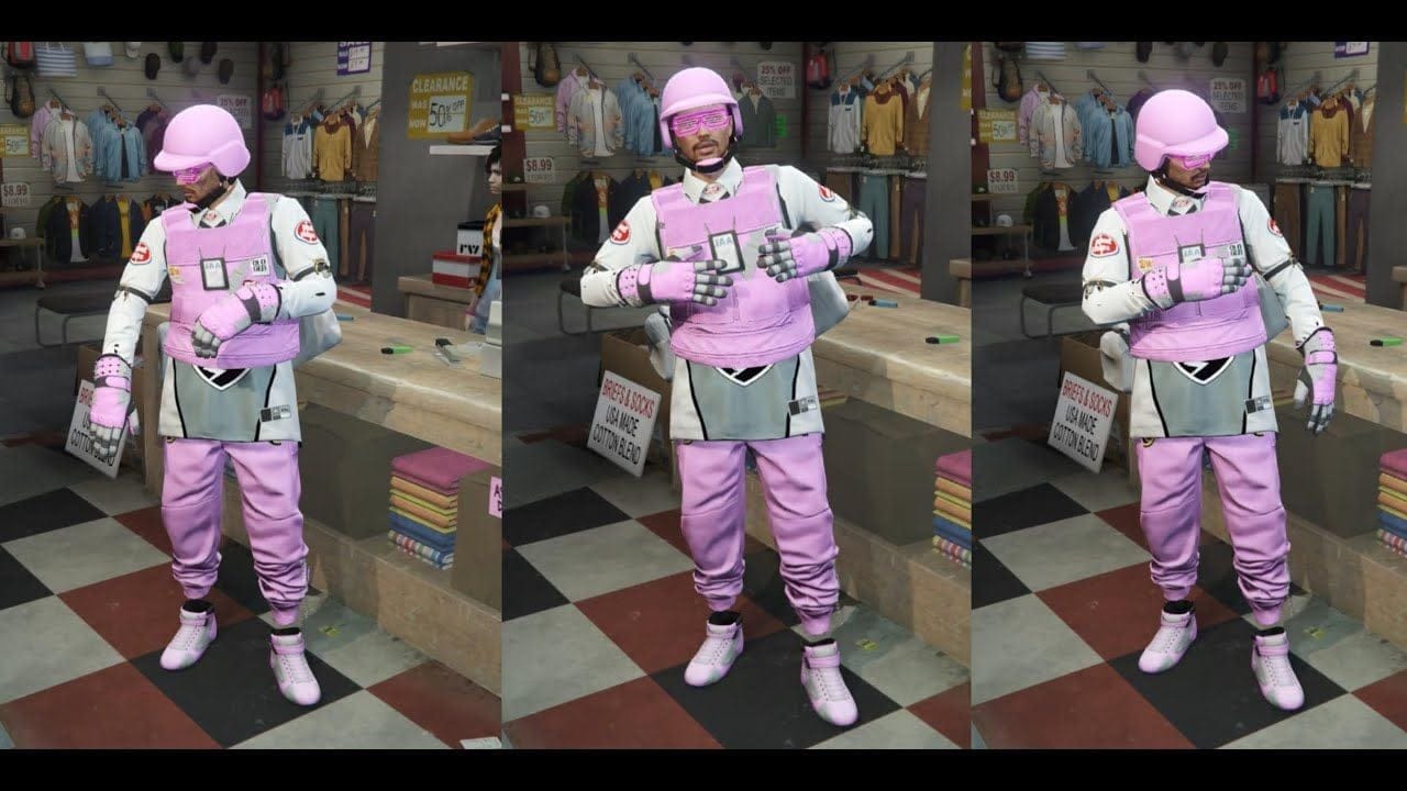 Gta 5 pink joggers top