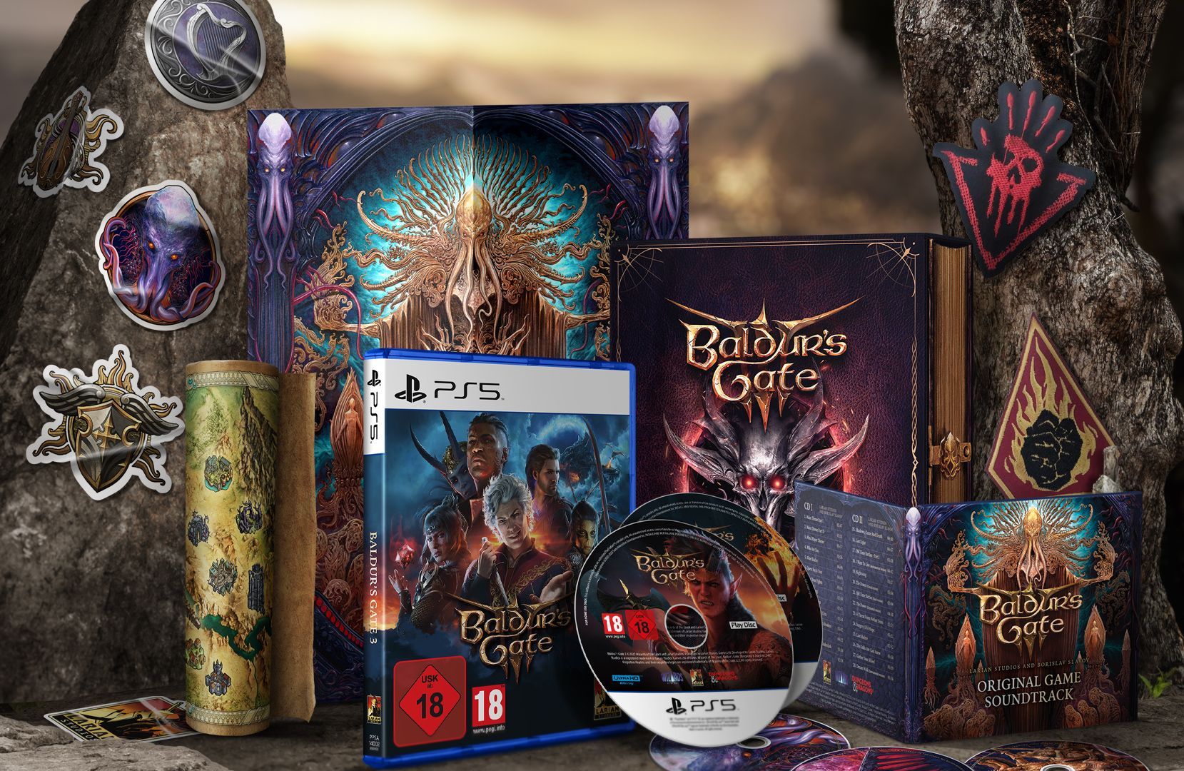 Larian ouvre les pour la spectaculaire édition physique Deluxe de Baldur