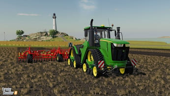 Le tracteur-tondeuse John Deere x748 s'empare de Farming Simulator 19 - SimulAgri.fr