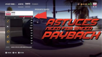 Need For Speed Payback : Quelques astuces pour bien débuter!