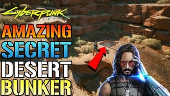 Cyberpunk 2077: Amazing SECRET Desert BUNKER! Filled With Skill Shards, A Sniper Rifle & Easter Egg