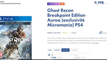 [PROMO] Ghost Recon Breakpoint à moins de 10€