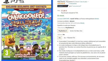 [PROMO] Overcooked version PS5 à moins de 32€