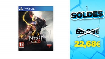 Soldes PS4 : Nioh 2 en réduction à -68%