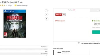 [PROMO] Predator à moins de 5€ sur FNAC.com