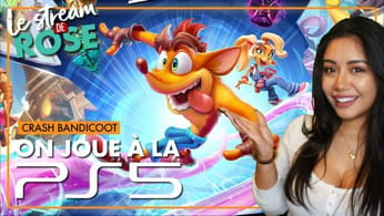 On découvre CRASH 4 OPTIMISÉ SUR PS5 ! 🤩 Le Stream de Rose