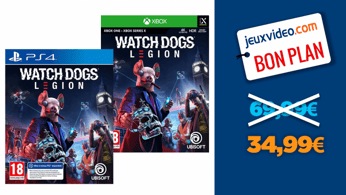Watch Dogs Legion : -50% sur le jeu sur PS4 et Xbox One + des bonus