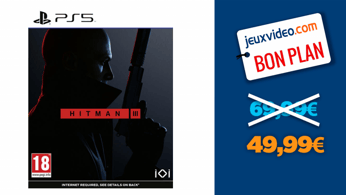 Hitman 3 PS5 : promo à -29%