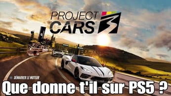 Project Cars 3 on PS5 (4K 60fps)