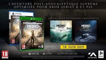 Metro Exodus : date de sortie sur PS5 et Xbox Series X et S, vidéo de gameplay et Complete Edition