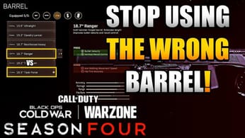 Warzone : Quels sont les meilleurs canons à utiliser sur les fusils d'assaut de Cold War