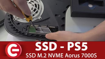 [TUTORIAL PS5] Comment installer un disque dur SSD dans votre PS5 (Aorus 7000S) ?