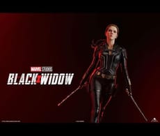 Une statuette Black Widow par Queen Studios