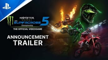 Monster Energy Supercross 5 - Announcement Trailer | PS5,  PS4