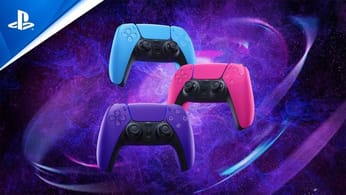 New DualSense Controllers: Starlight Blue, Galactic Purple and Nova Pink | PS5