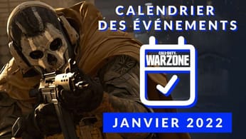 Calendrier de tous les événements Warzone à venir en janvier 2022