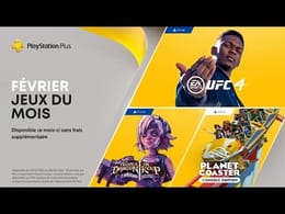 PlayStation Plus - Février 2022 - UFC 4, Tiny Tina et la Forteresse du Dragon et Planet Coaster