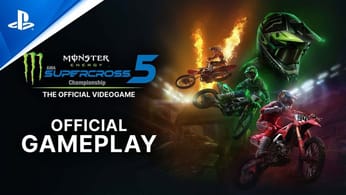 Monster Energy Supercross: The Official Videogame 5 - Gameplay Trailer | PS5, PS4