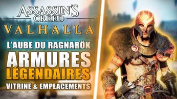 Toutes les NOUVELLES ARMURES & les Emplacements Assassin's Creed Valhalla DLC l'Aube du Ragnarök