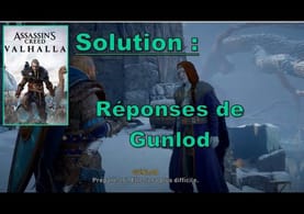 Solution : Réponses de Gunlod dans la quête "Un festin Mémorable" - Assassin's Creed® Valhalla (PS4)