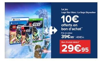 LEGO SW La saga Skywalker en promo
