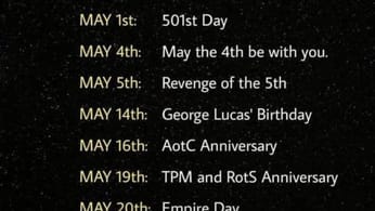Le mois de mai est celui de Star Wars !
