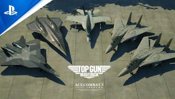 Ace Combat 7: Skies Unknown - Top Gun Maverick Aircraft Set - Launch Trailer | PS4 Games
