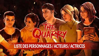 The Quarry qui sont les acteurs qui jouent les personnages du jeu | Generation Game