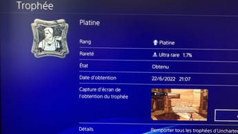 Platine uncharted 3 remastered