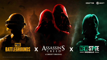 Assassin's Creed s'invite dans les Battle Royale PUBG: Battlegrounds et New State Mobile