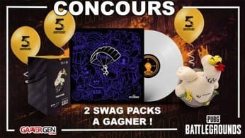 CONCOURS PUBG: Battlegrounds avec deux superbes Swag Packs à gagner !