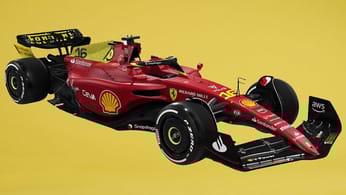 La Ferrari F1-75 se pare de jaune à Monza
