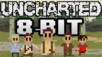 Uncharted Trilogy: 8-Bit Title Screen