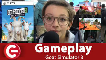 [GAMEPLAY OFF-SCREEN] GOAT SIMULATOR 3 sur PS5 - Paris Games Week Restart !