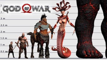 God of War Size Comparison | Biggest Monsters of God of War | Satisfying Video
