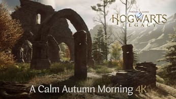 Hogwarts Legacy - A Calm Autumn Morning [ASMR] [4K]