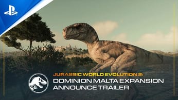 Jurassic World Evolution 2: Dominion Malta Expansion - Announcement trailer | PS5 & PS4 Games