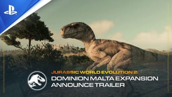 Jurassic World Evolution 2 - Bande annonce de l'extension Dominion Malta | PS4, PS5