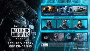 Battlefield 2042 : des modes et récompenses inédits débarquent avec l'évènement de la Bataille de Nordvik