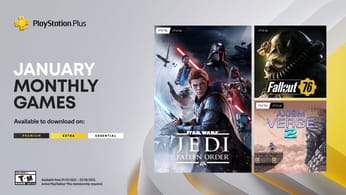 PlayStation Plus Monthly Games for January: Star Wars Jedi: Fallen Order, Fallout 76, Axiom Verge 2