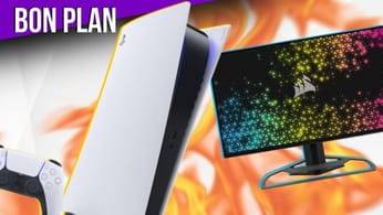 Soldes PS5 : un pack contenant une PlayStation 5 et un écran PC en réduction !