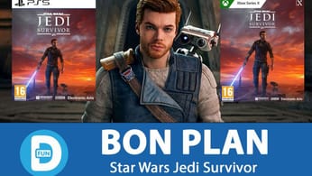 [Meilleur Prix Web] Star Wars Jedi Survivor + 10 euros de bon d'achat à 60,95 euros (au lieu de 79,99...)