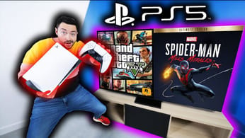 Je teste la PS5 : c'est Fou ! (+ gameplay Spiderman Miles Morales...)