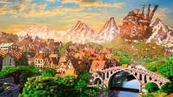 Le Château Ambulant de Miyazaki prend vie dans Minecraft - Minecraft.fr