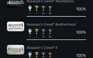 The Ezio collection platinum triphies