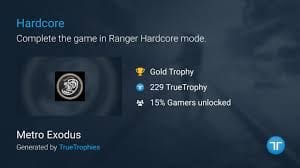 Hardcore trophy easy