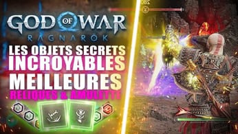 God Of War Ragnarök : Les Incroyable Objets Secrets à débloquer (Meilleure Reliques & Amulette)