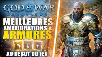 God Of War Ragnarök : Les MEILLEURES Améliorations & Armures Au DÉBUT du JEU ! Astuces
