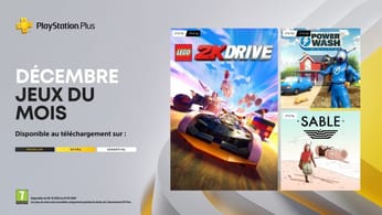 Jeux PlayStation Plus du mois de décembre  : Lego 2K Drive, Powerwash Simulator, Sable