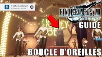 FINAL FANTASY VII REMAKE - COMMENT OBTENIR LES BOUCLES D'OREILLE D'ANDY (Danseur Étoile) DANSE QTE